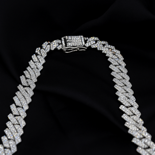 White Iced Chain