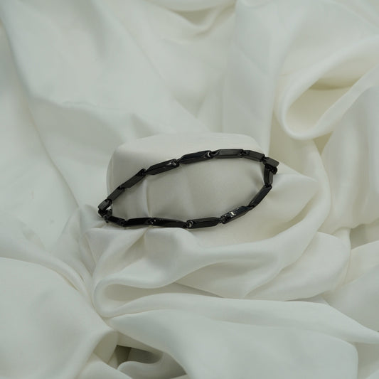 Black Titanium Rice Chain