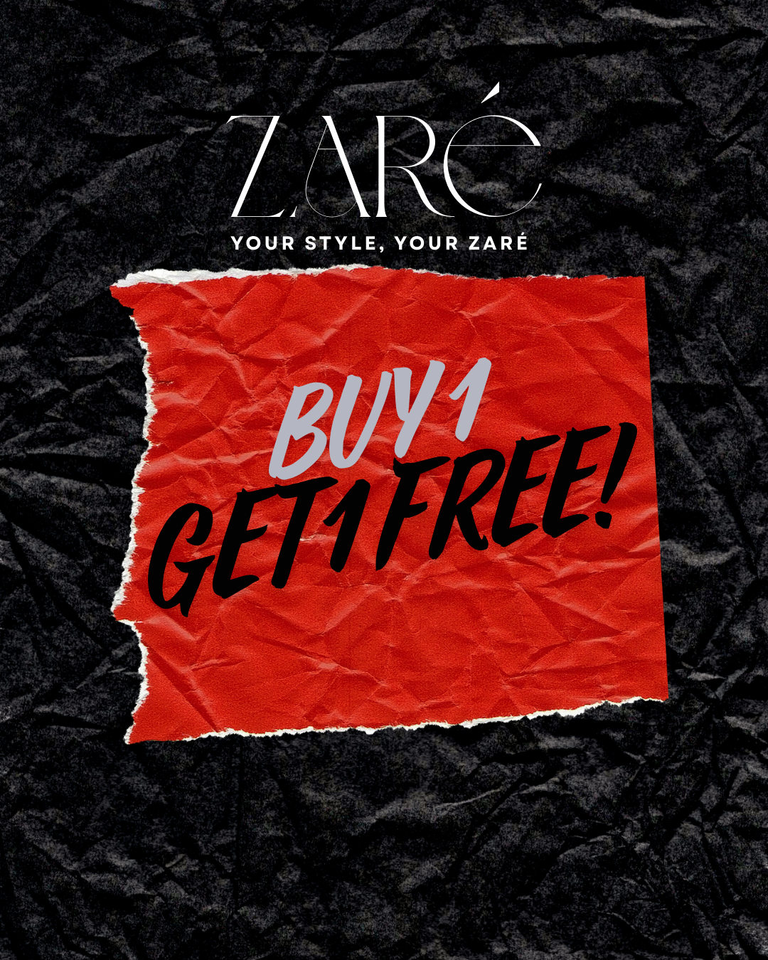 BUY ONE GET ONE FREE!