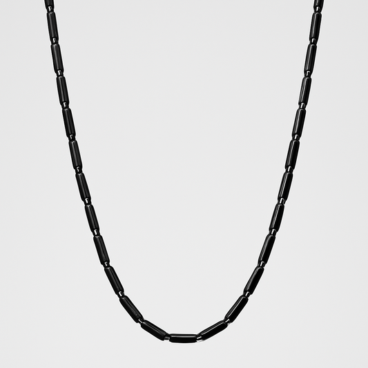 Black Titanium Rice Chain
