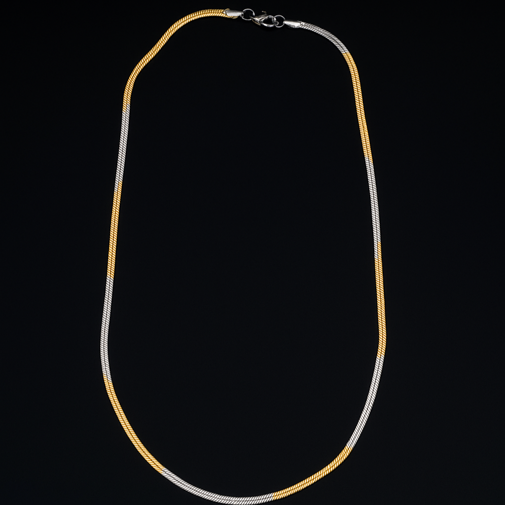 Gold and Silver Snake Chain