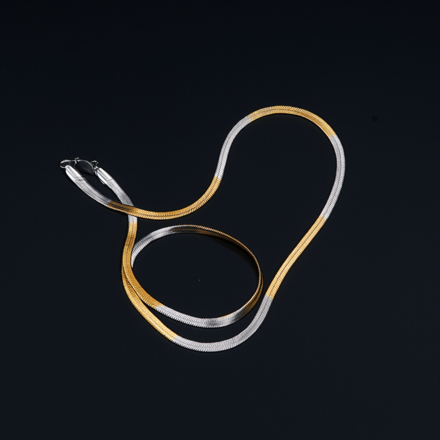 Gold and Silver Snake Chain