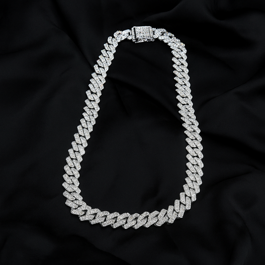 White Iced Chain