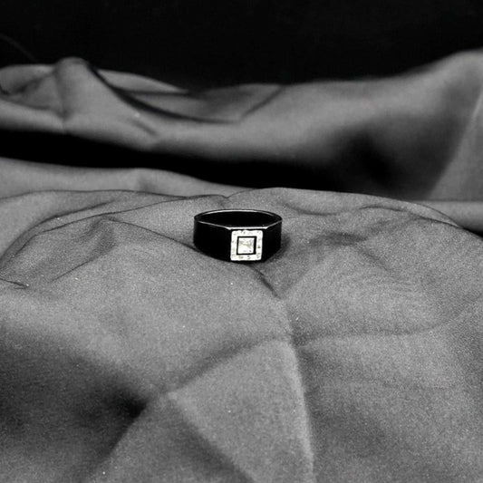Black Stone Ring